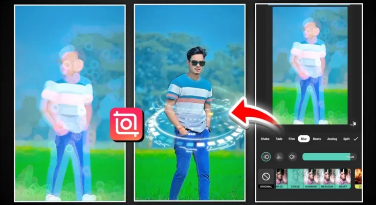 Inshot Trending Blur Effect Video Editing